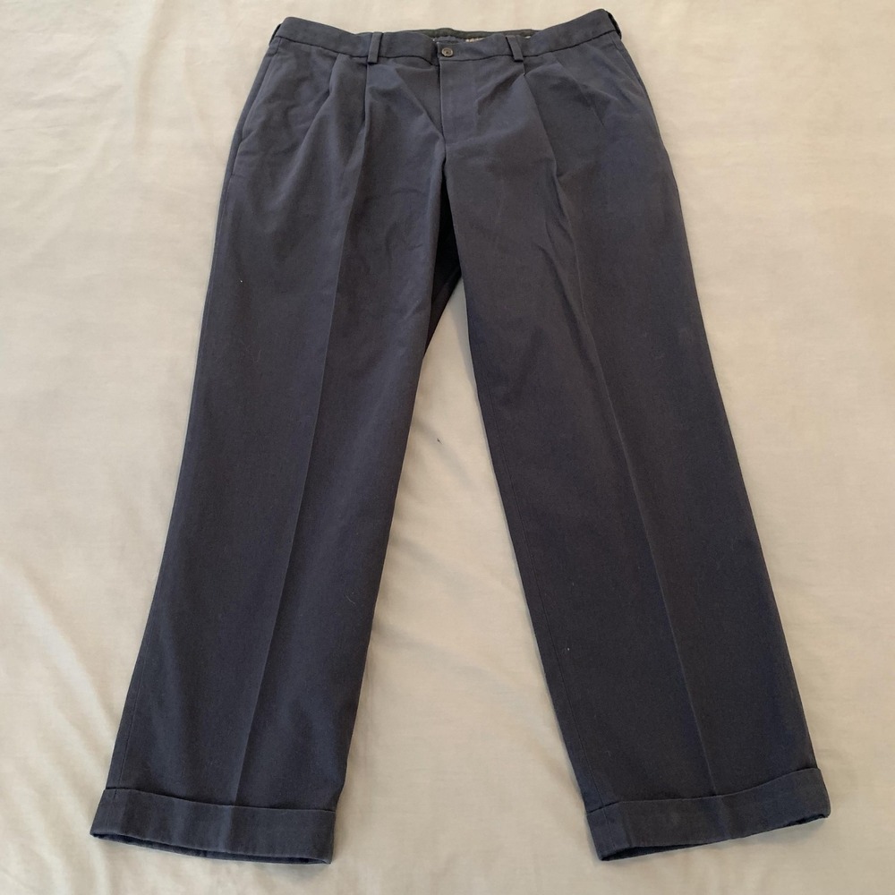 Brooks Brothers Advantage Chino Pants Mens 38x30 Thompson‎ Pleated Dress Pants